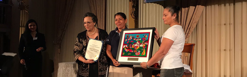 LA MNFM RECIBIÓ PREMIO JUSTICIA AMBIENTAL EN LOS ESTADOS UNIDOS POR SUS 12 AÑOS DE LUCHA.